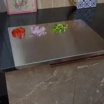 Stainless Steel Chopping Board & Kitchen Countertop