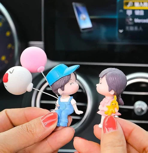 Cute Couple Car Interior Ornament